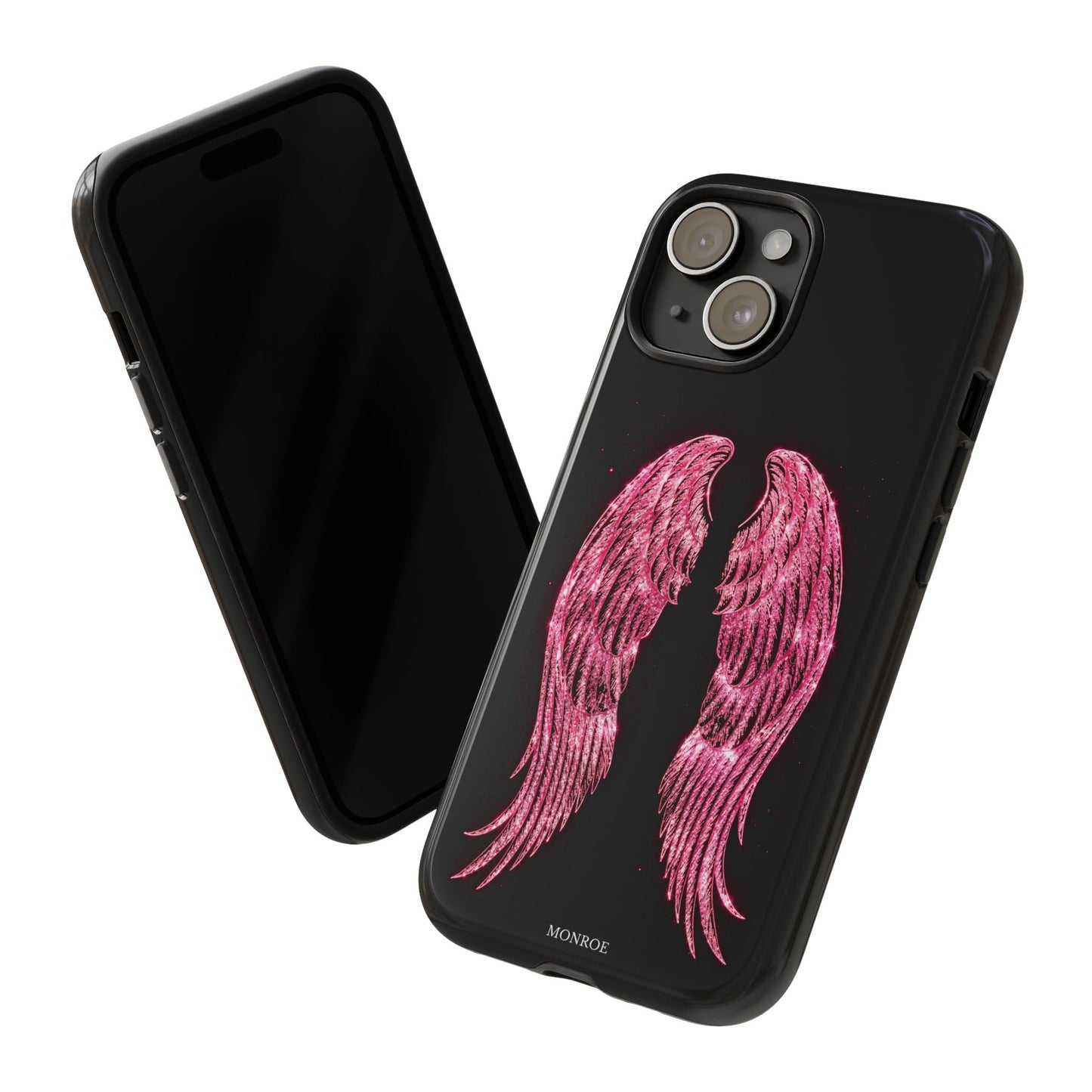 Pink Glitter Angel Tough Case