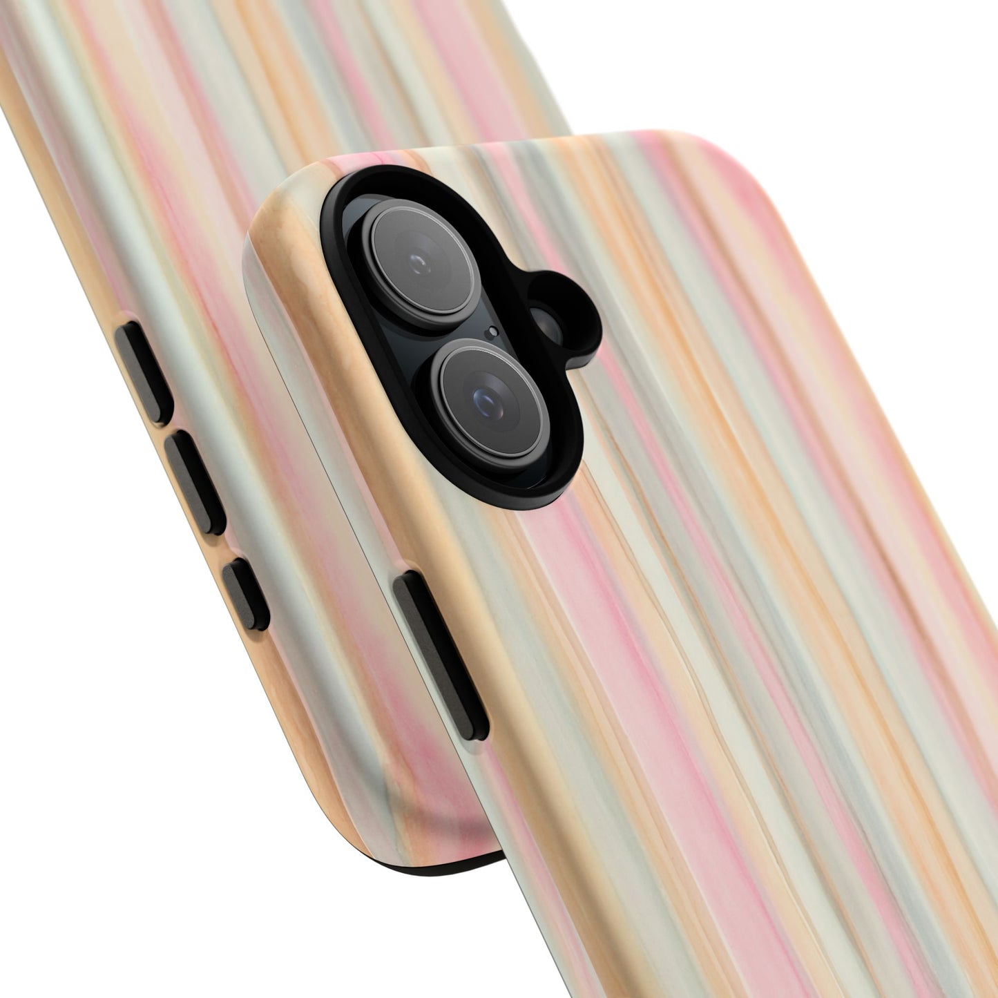 Pastel Watercolor Stripe Tough Case