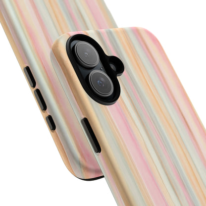 Pastel Watercolor Stripe Tough Case