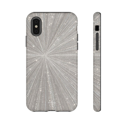 Sparkling Silver Burst Tough Case