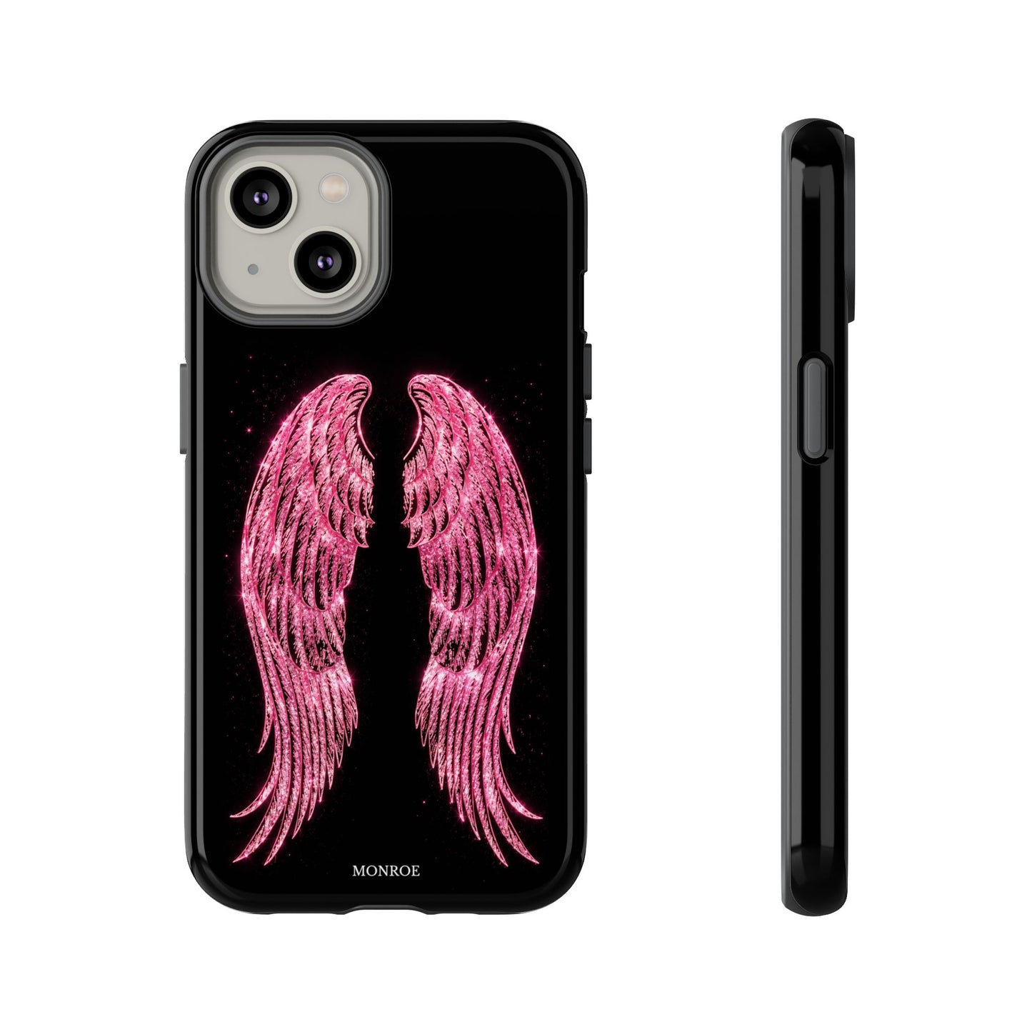 Pink Glitter Angel Tough Case