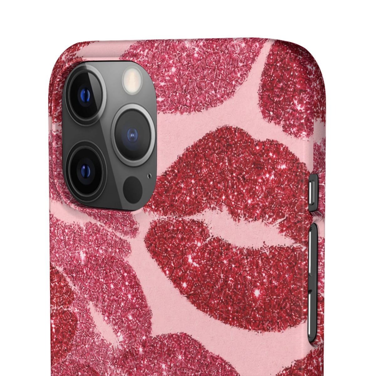 Pink Glitter Kiss Case