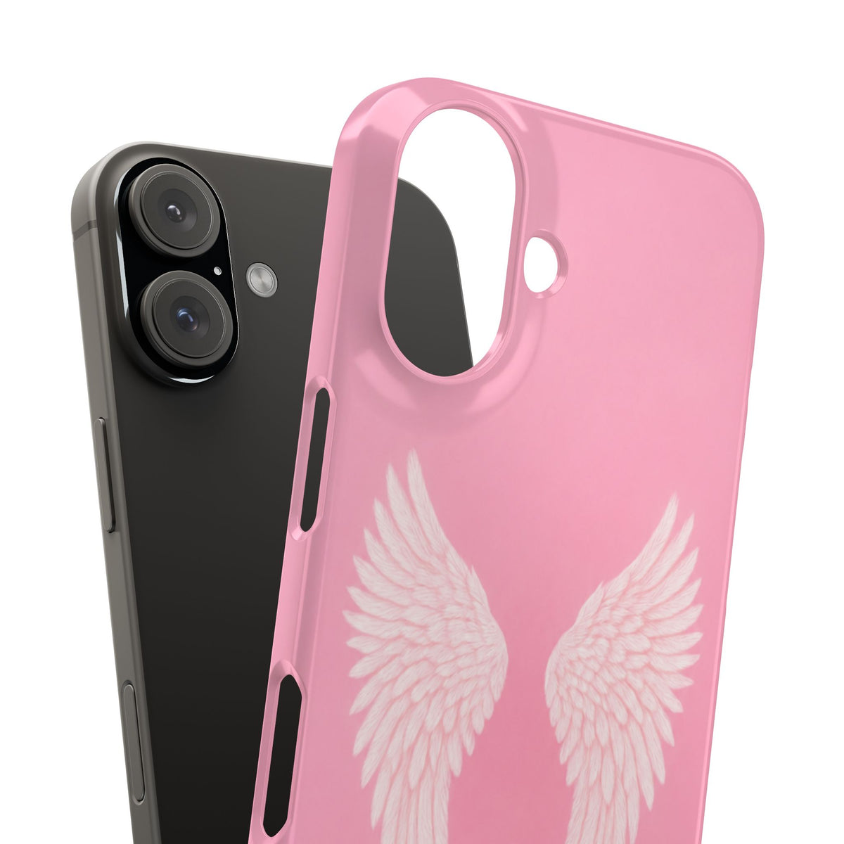 Pink Angel Wings Case