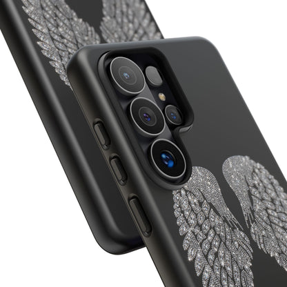 Silver Angel Wings Tough Case