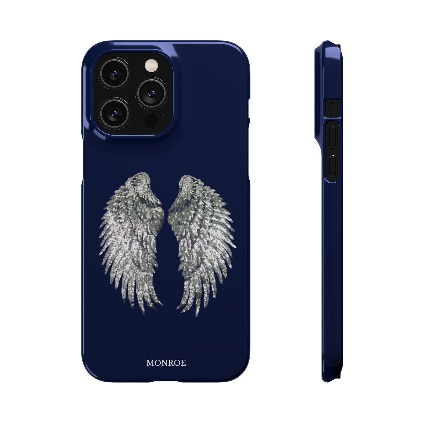 Navy Angel Wings Case