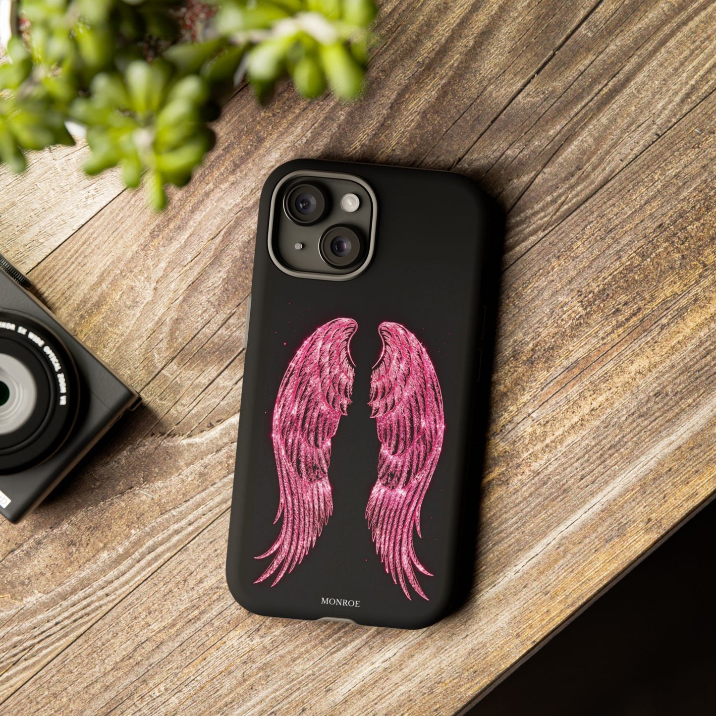 Pink Glitter Angel Tough Case