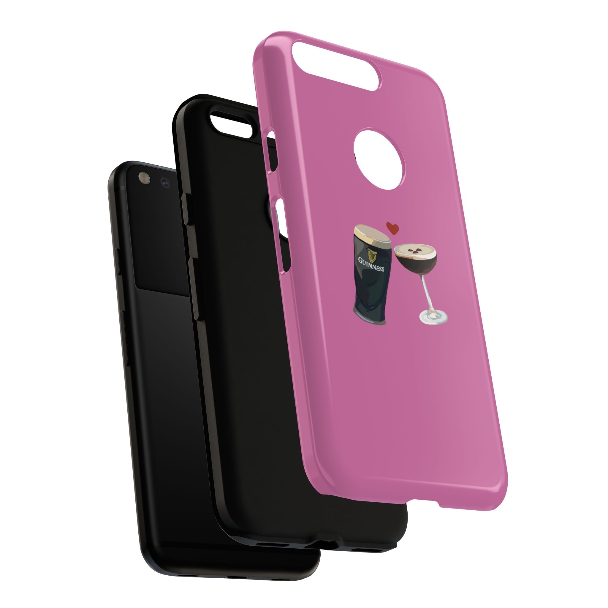 Pint & Wine Glass (Pink) Tough Case