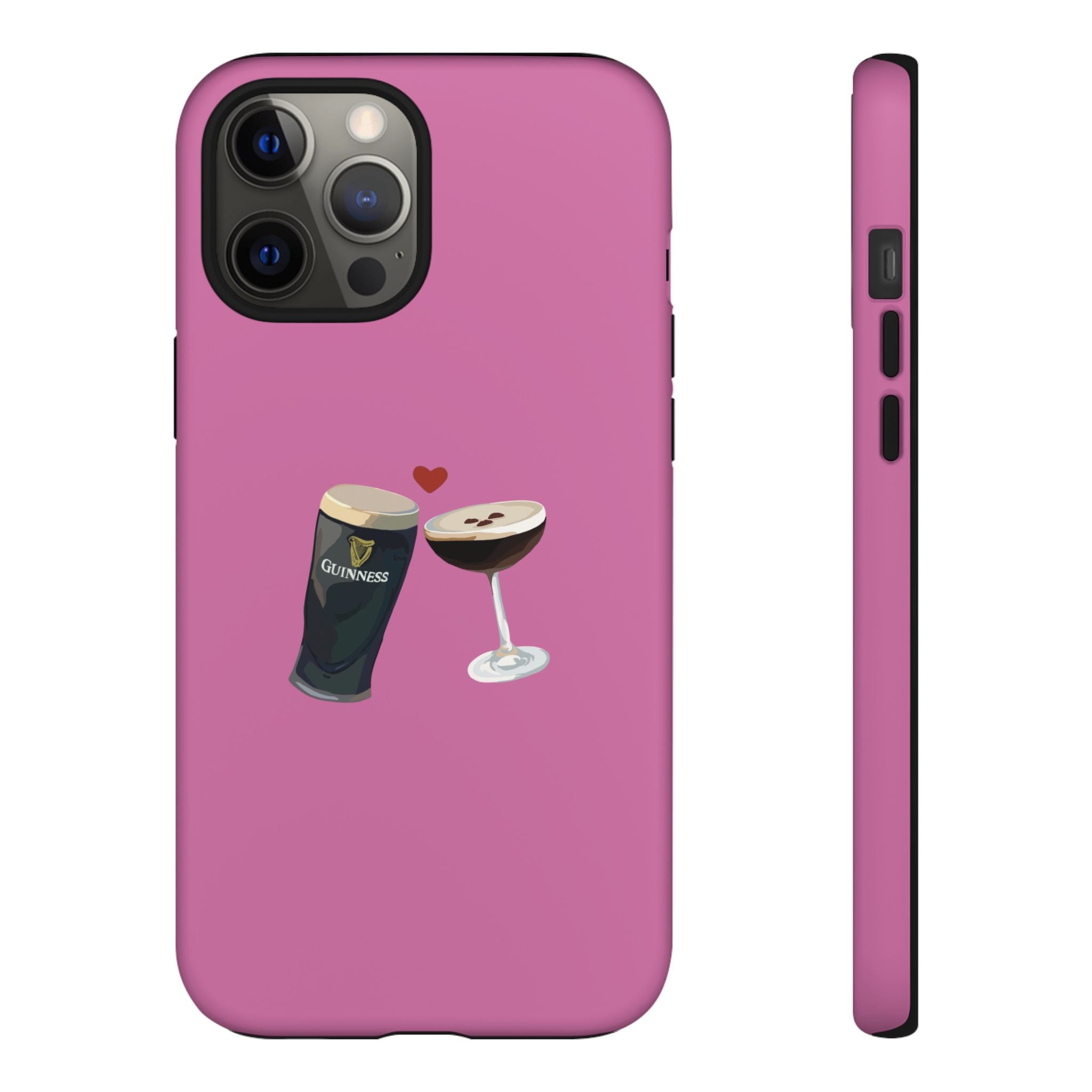 Pint & Wine Glass (Pink) Tough Case