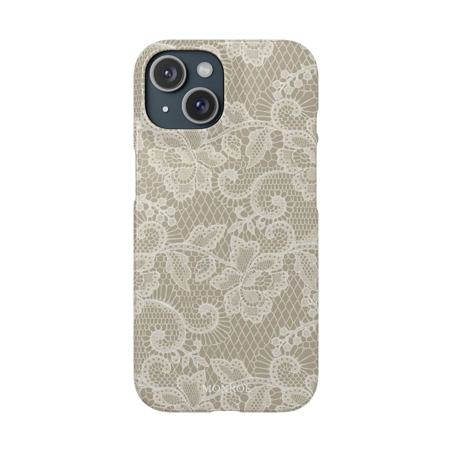 Vintage Beige Lace Case