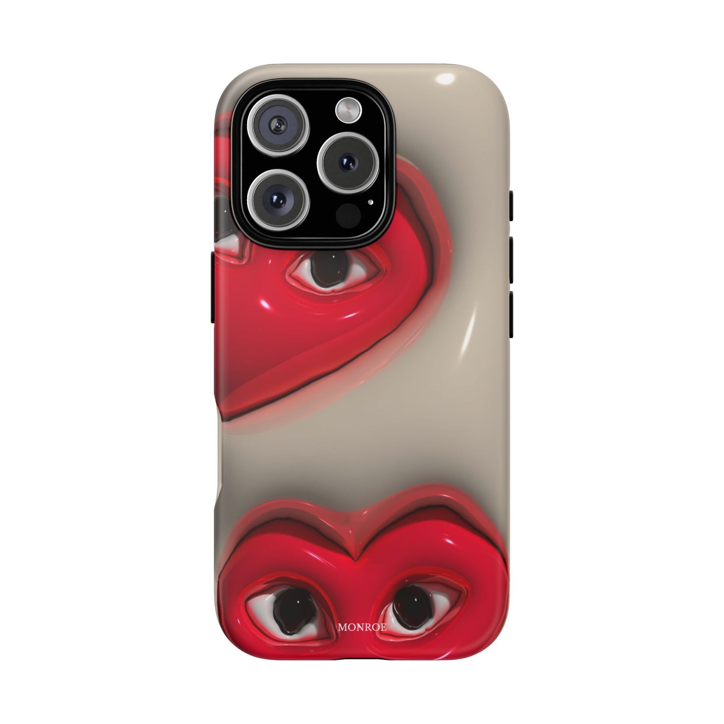 Red Heart Eyes Tough Case