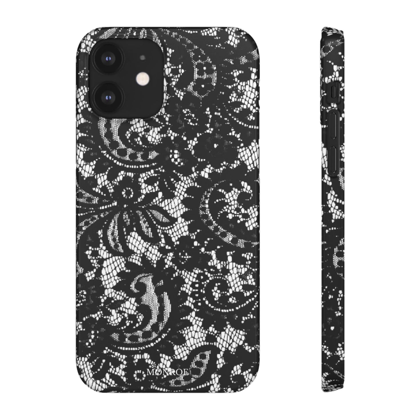 Black Lace Elegant Pattern Case