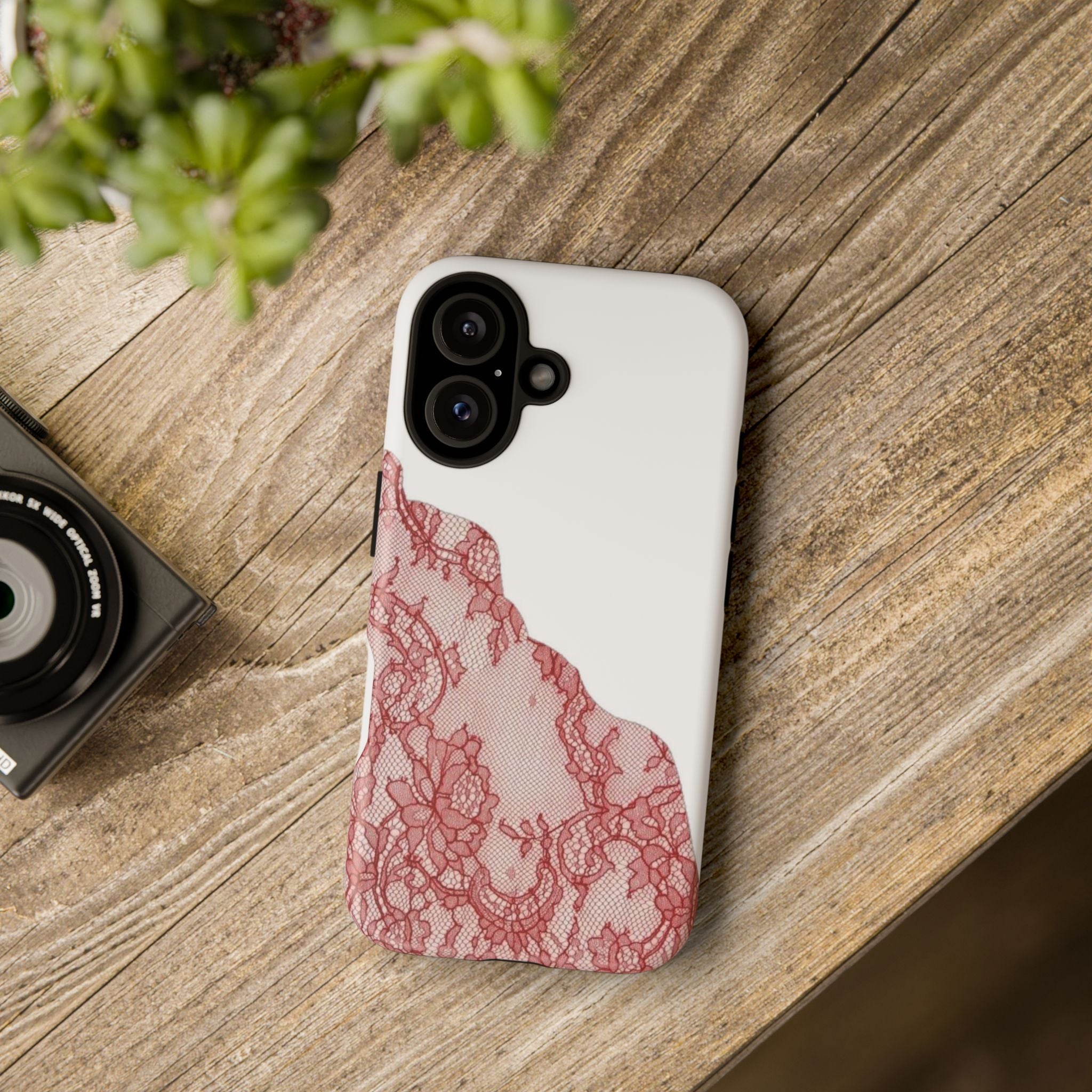 Red Lace Phone Case