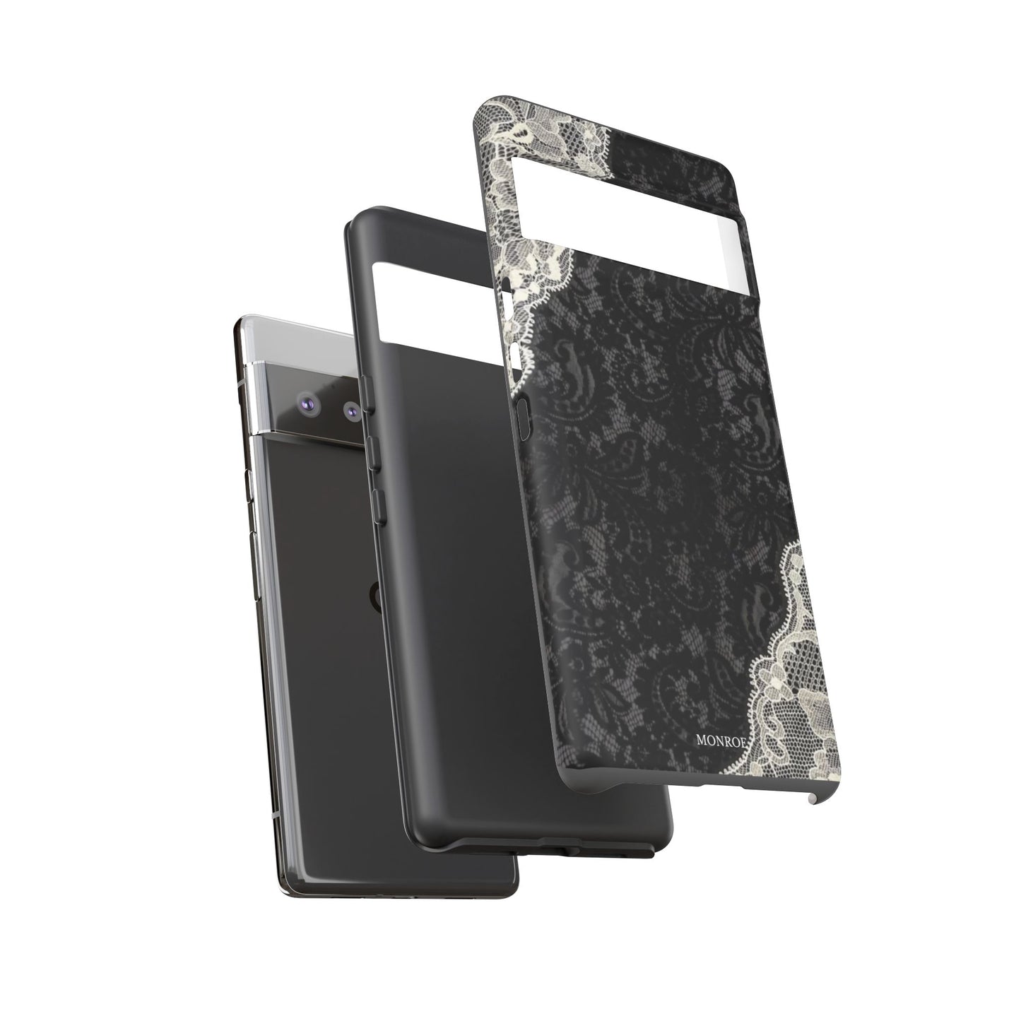 Black & White Edged Tough Case