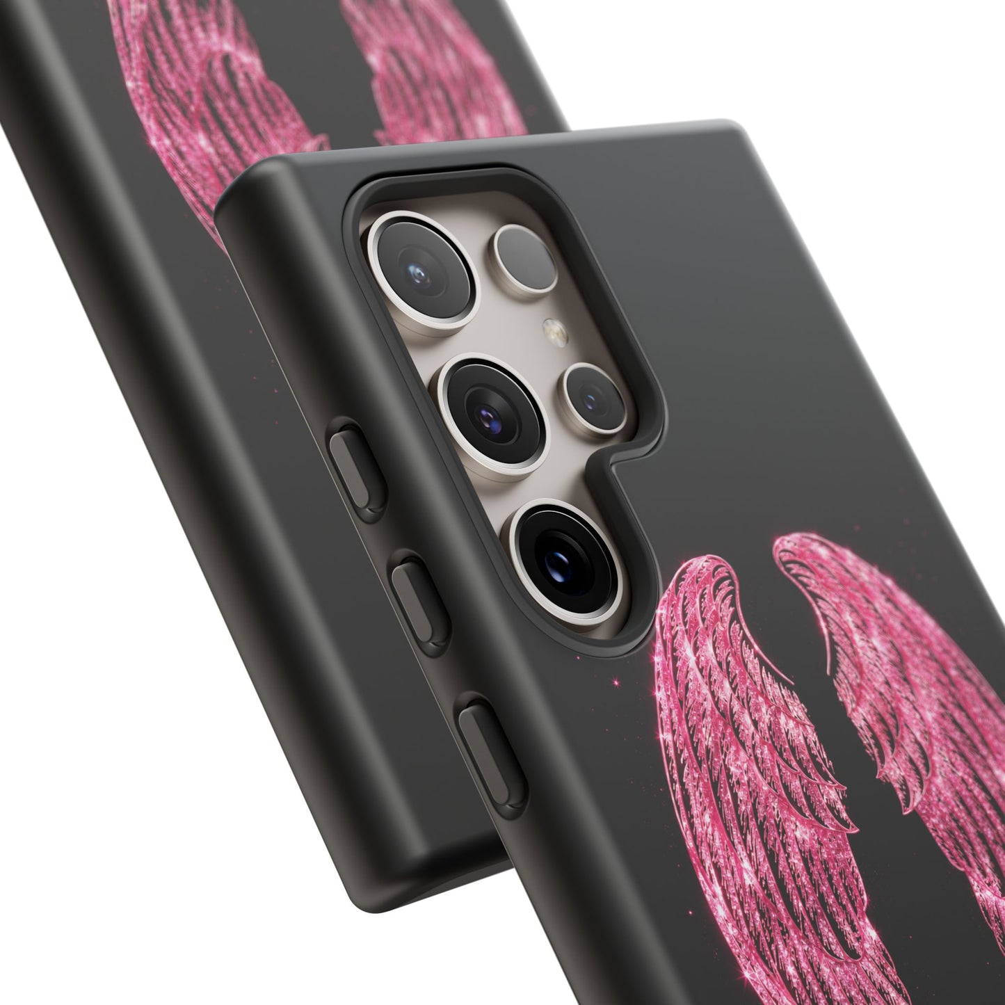 Pink Glitter Angel Tough Case