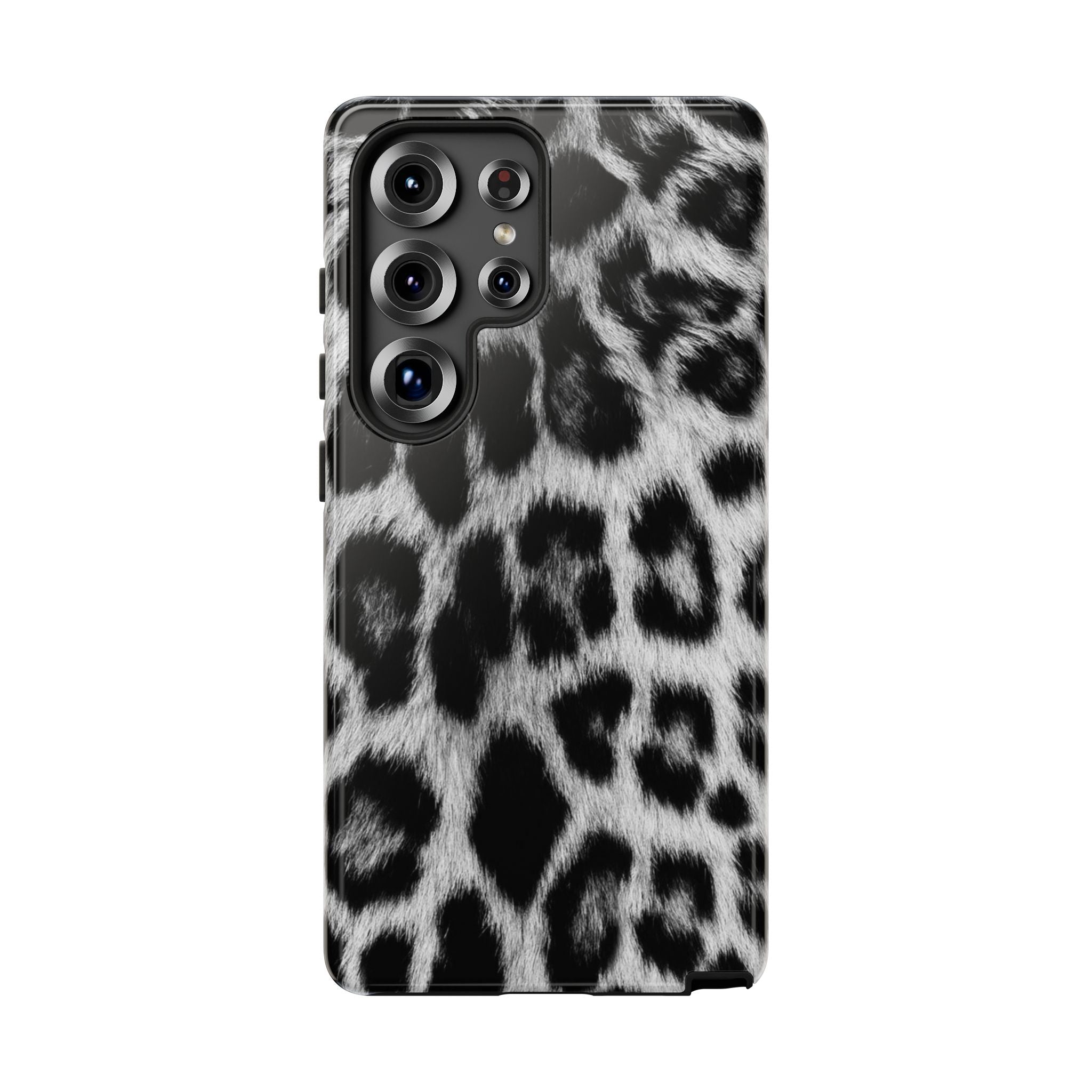 B&W Leopard Phone Case