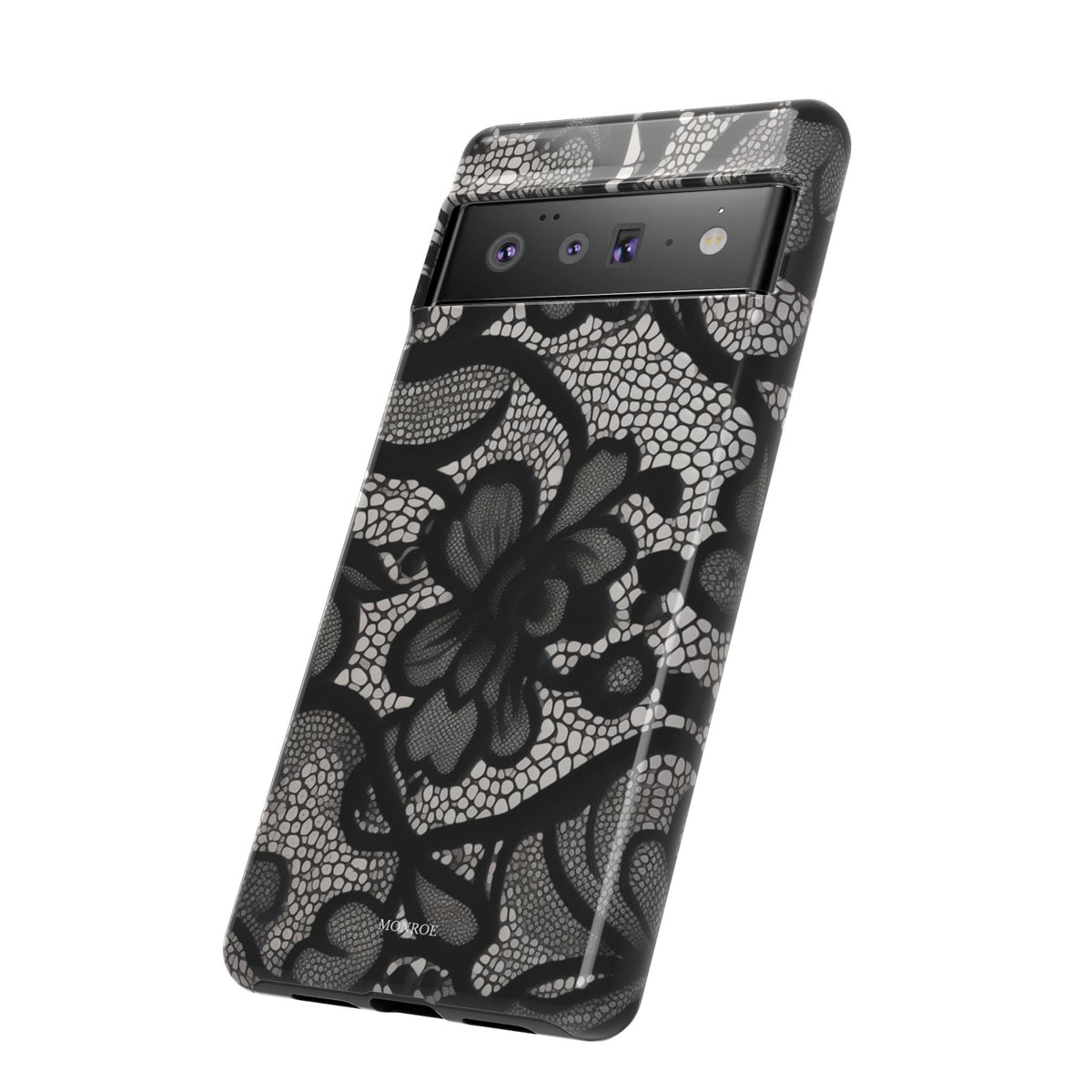 Black Floral Vintage Case