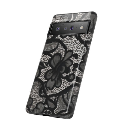 Black Floral Vintage Case