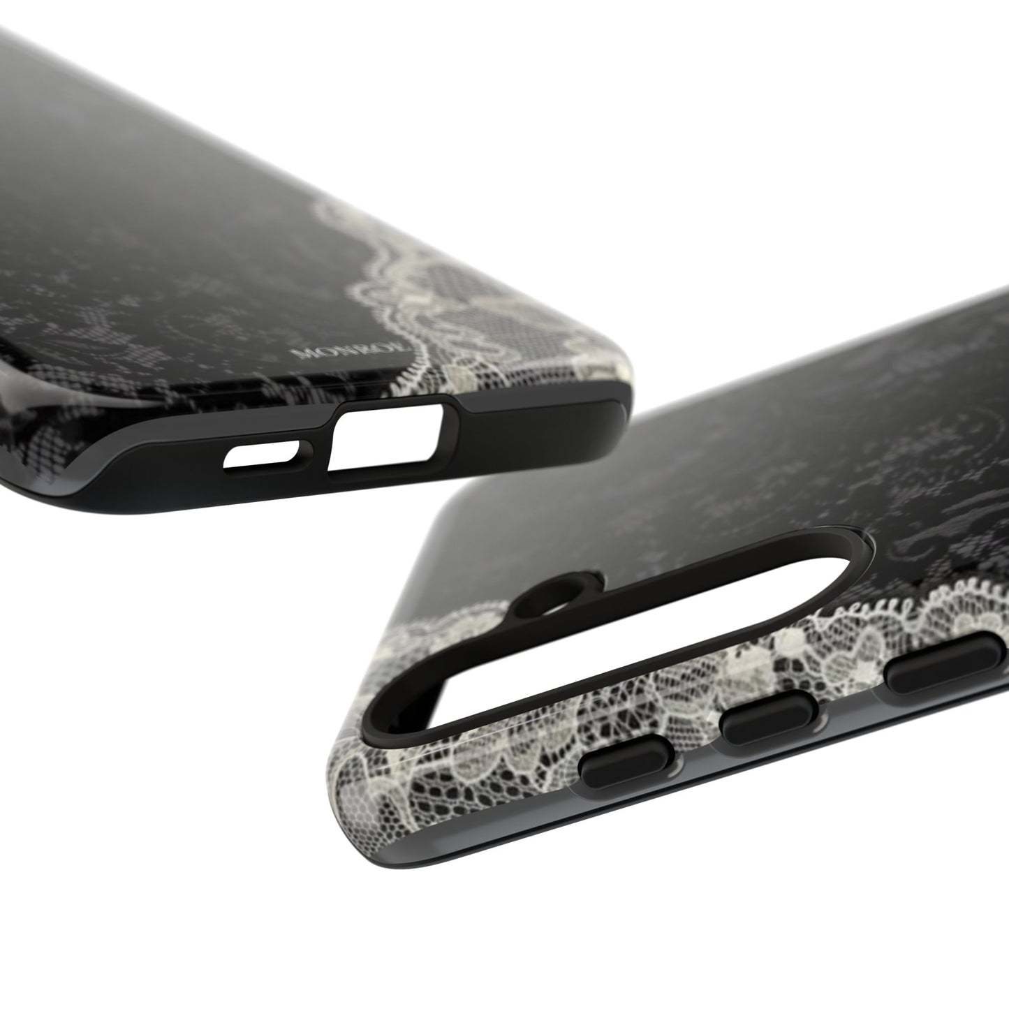 Black & White Edged Tough Case