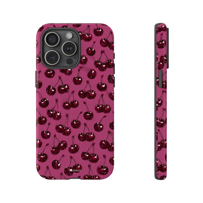Burgundy Cherries Tough Case