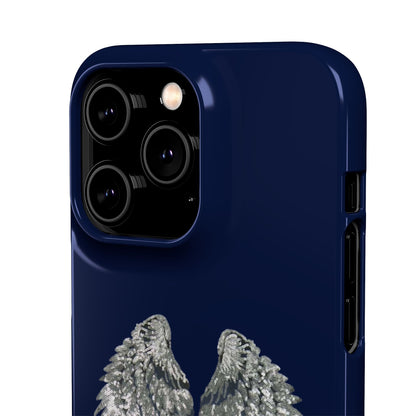 Navy Angel Wings Case