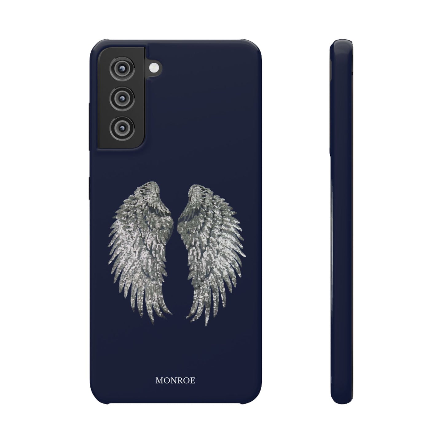 Navy Angel Wings Case