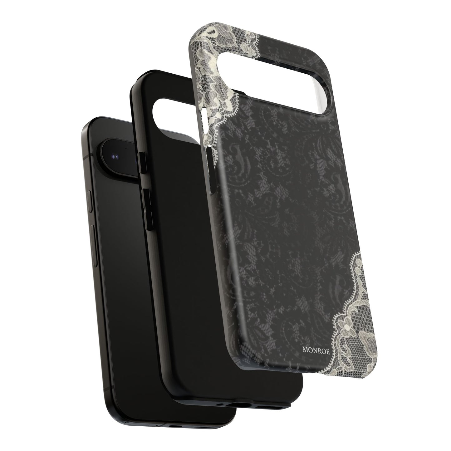 Black & White Edged Tough Case