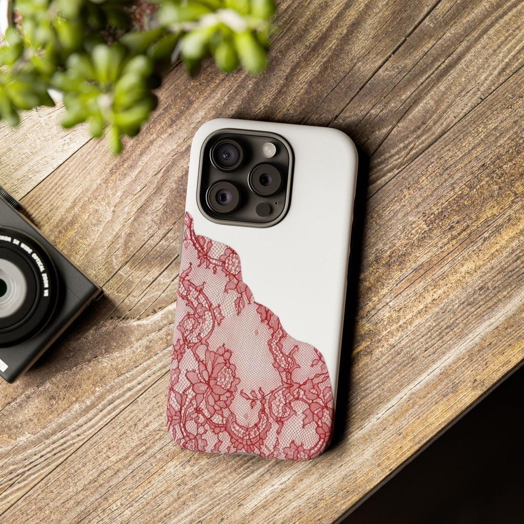 Red Lace Phone Case