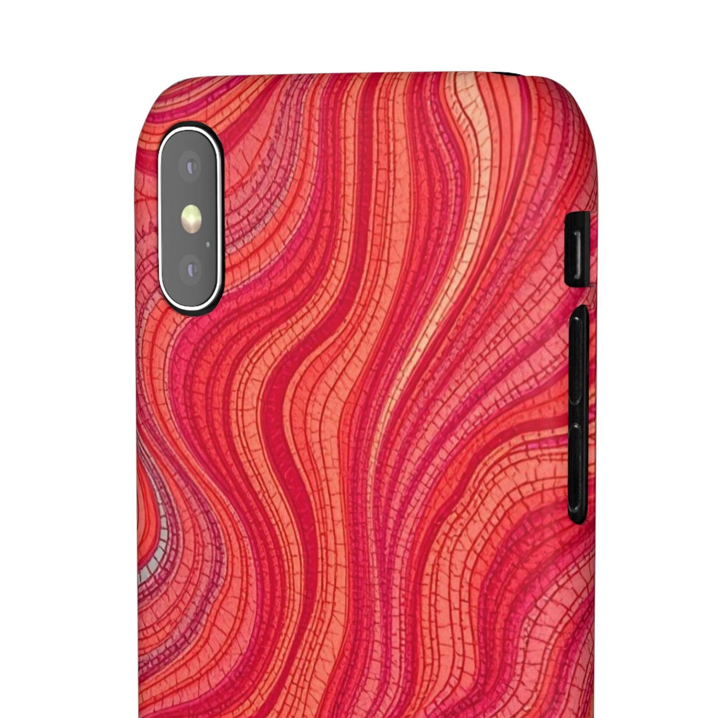 Retro Wavy Red Case