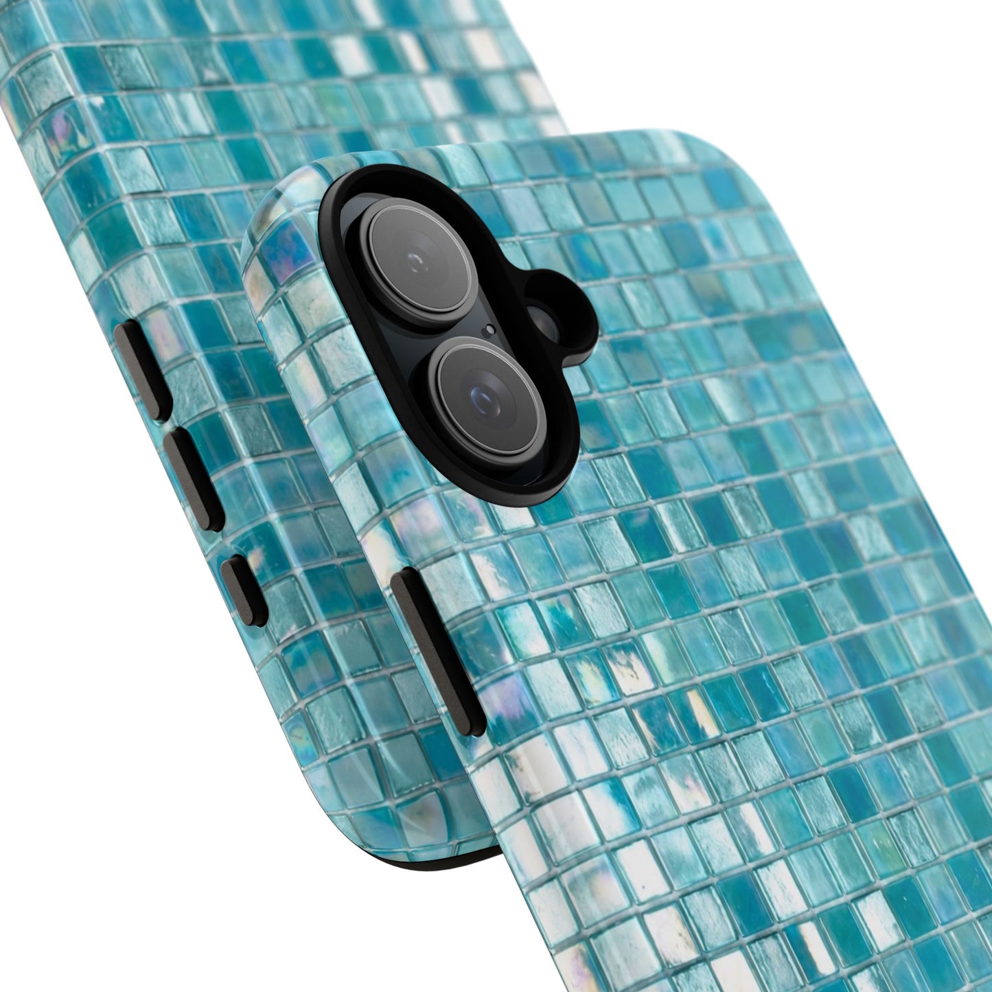 Hot Blue Mosaic Tile Tough Case