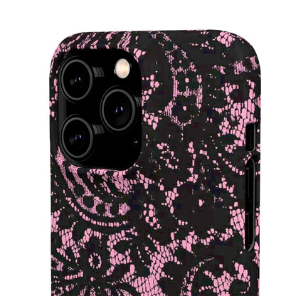 Pink Lace Pattern Case