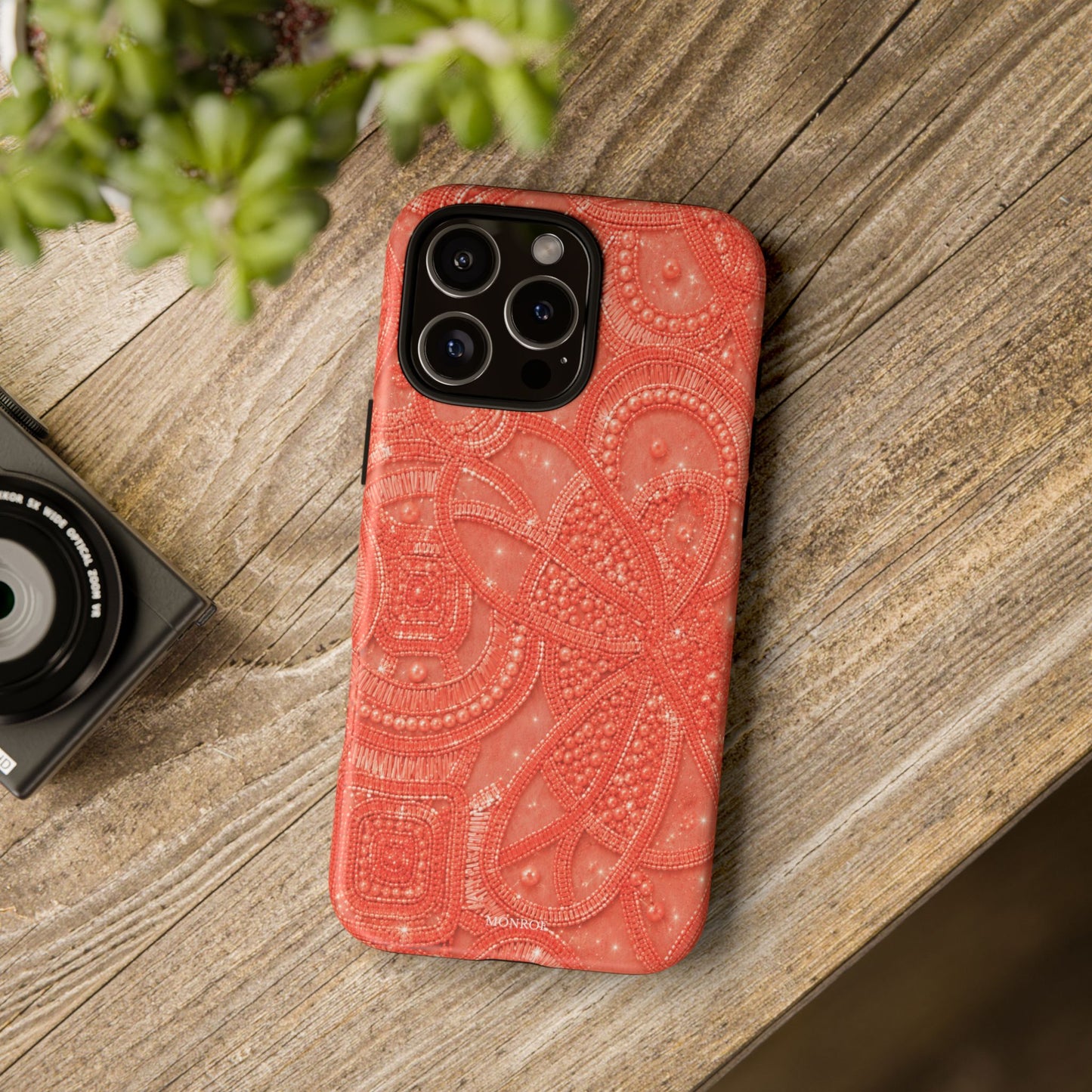 Coral Lace Tough Case