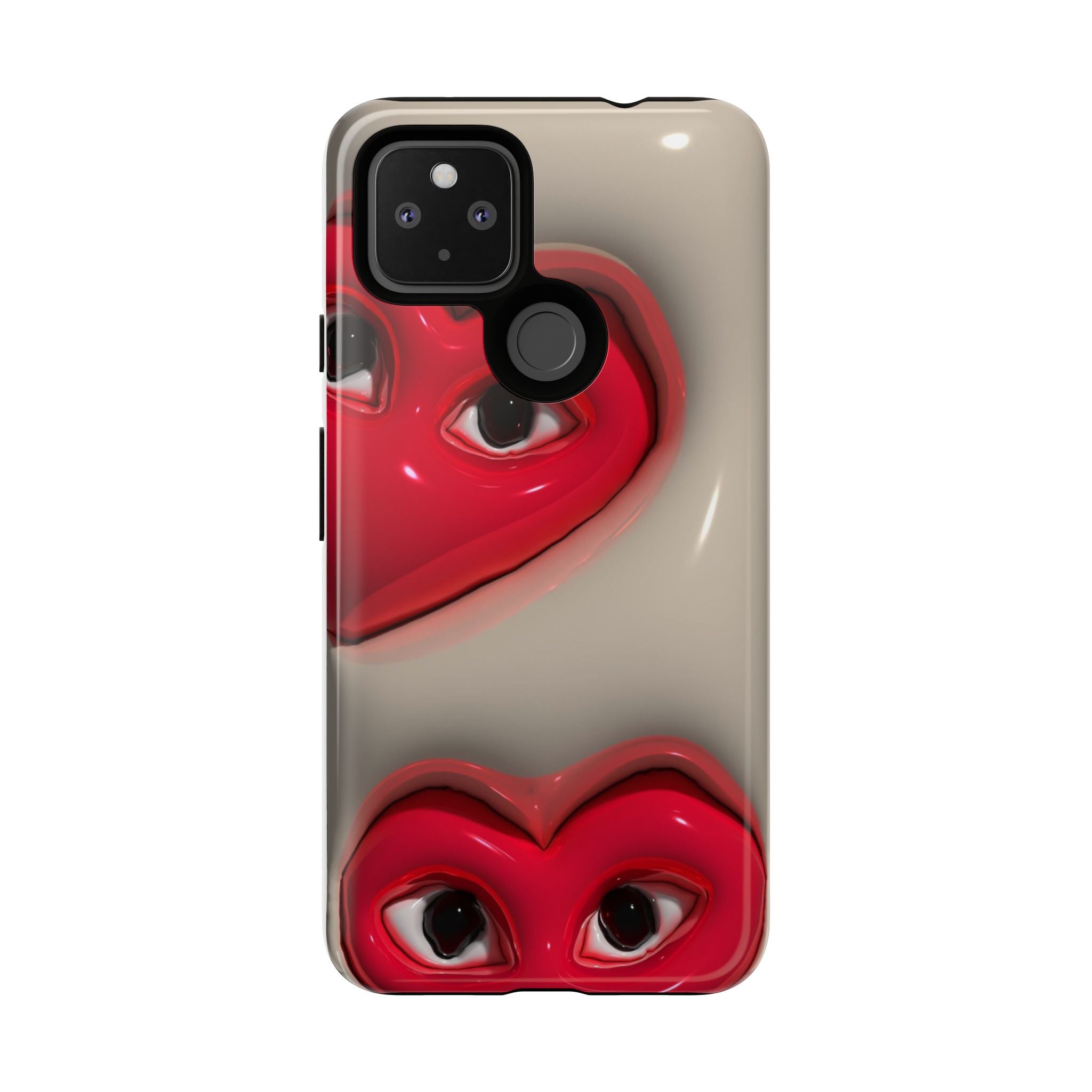 3D Hearts Phone Case