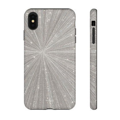 Sparkling Silver Burst Tough Case