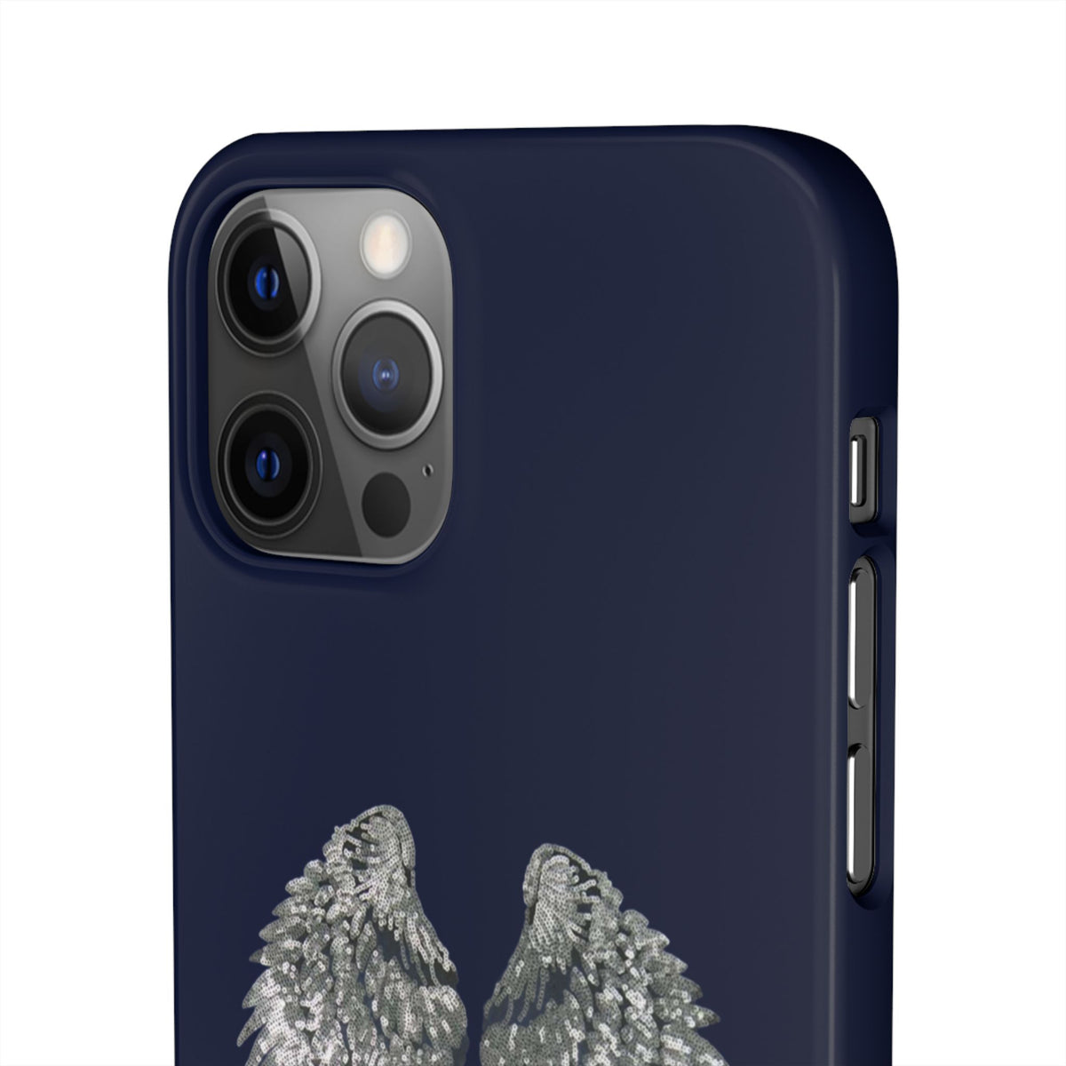 Navy Angel Wings Case