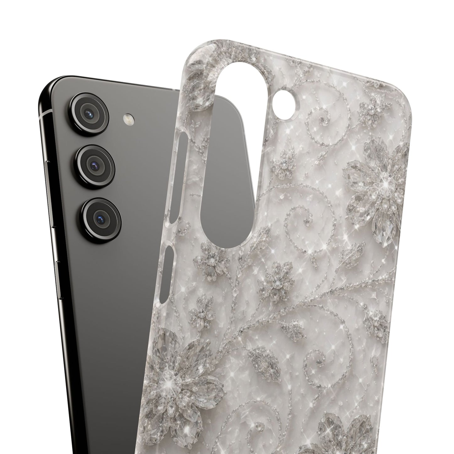 Glittery Floral Case
