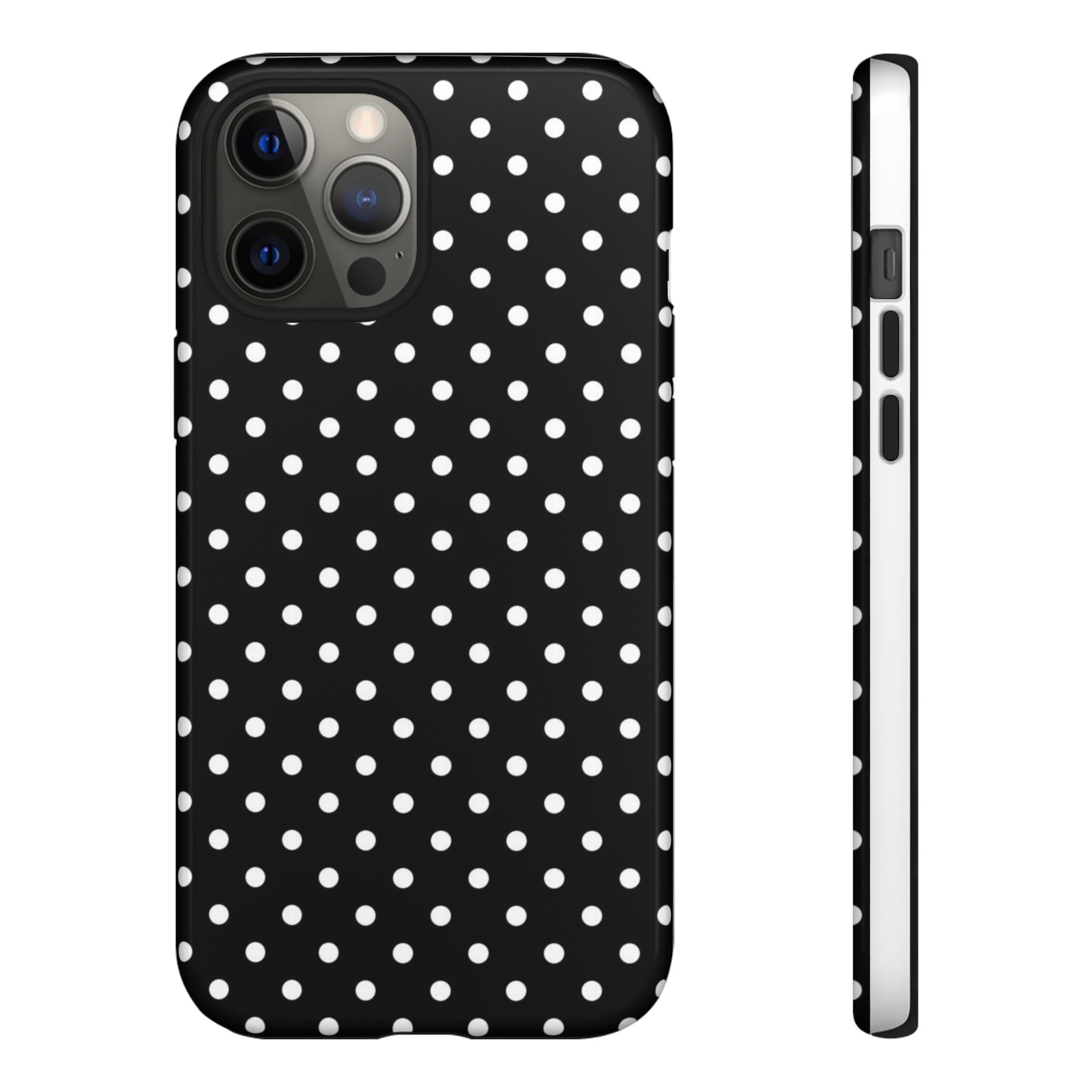 Black Polka Dot Phone Case