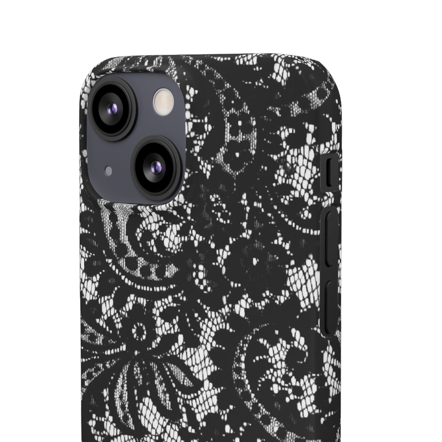 Black Lace Elegant Pattern Case