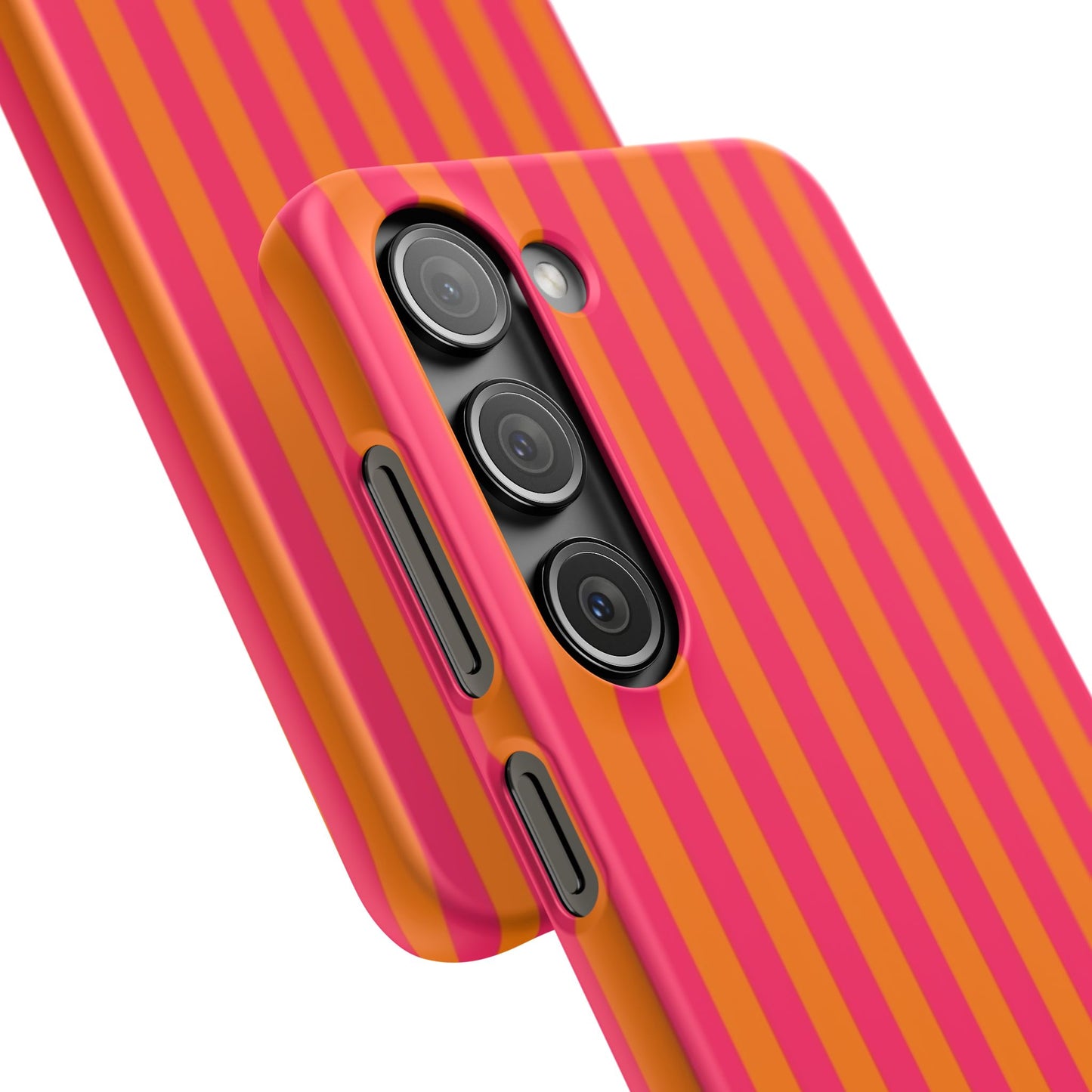 Striped Orange & Pink Case