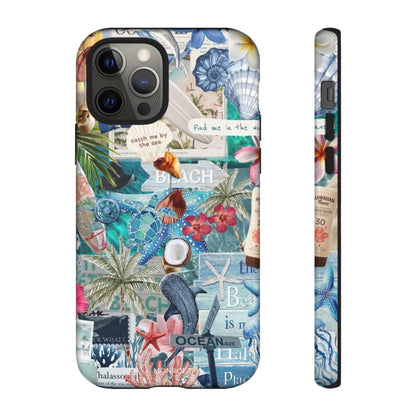 Tropical Beach Collage Tough Case