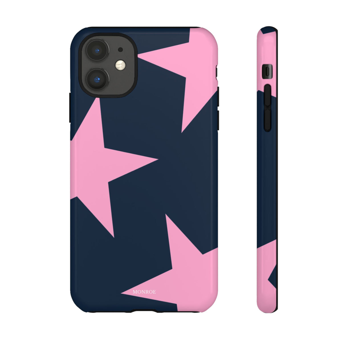 Navy & Pink Star Tough Cover