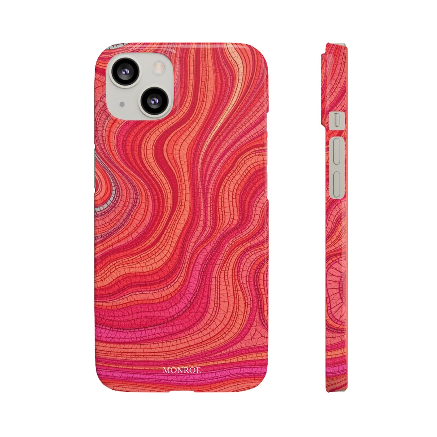 Retro Wavy Red Case