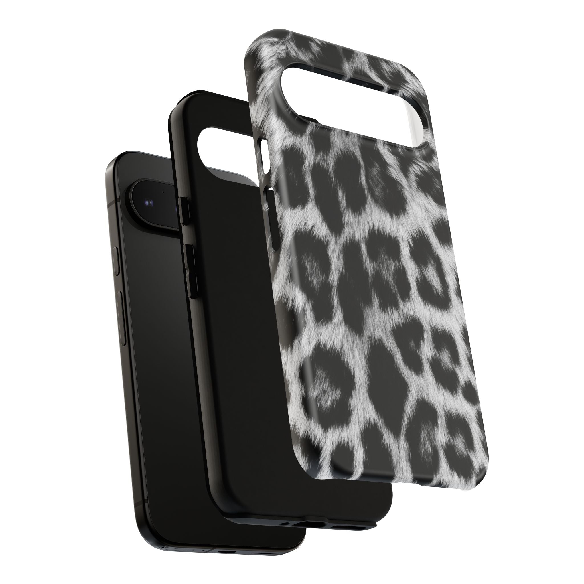 B&W Leopard Phone Case