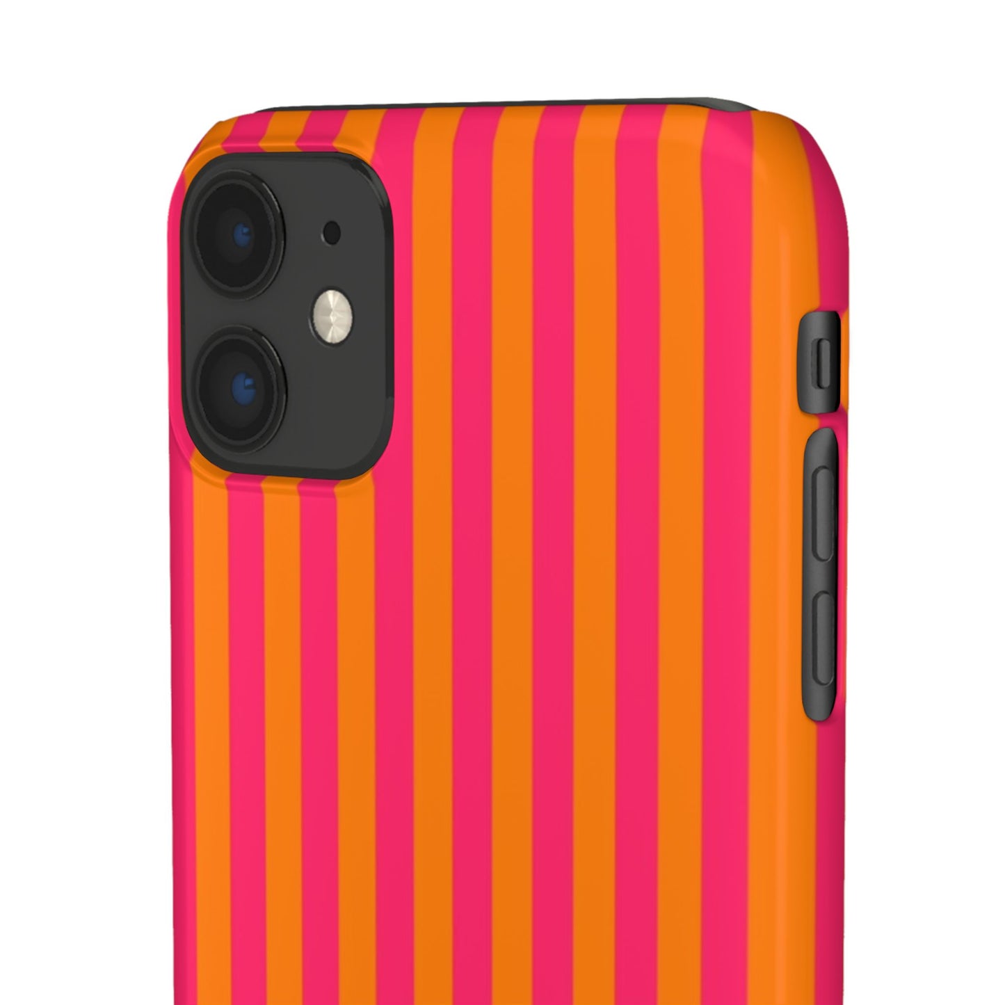Striped Orange & Pink Case
