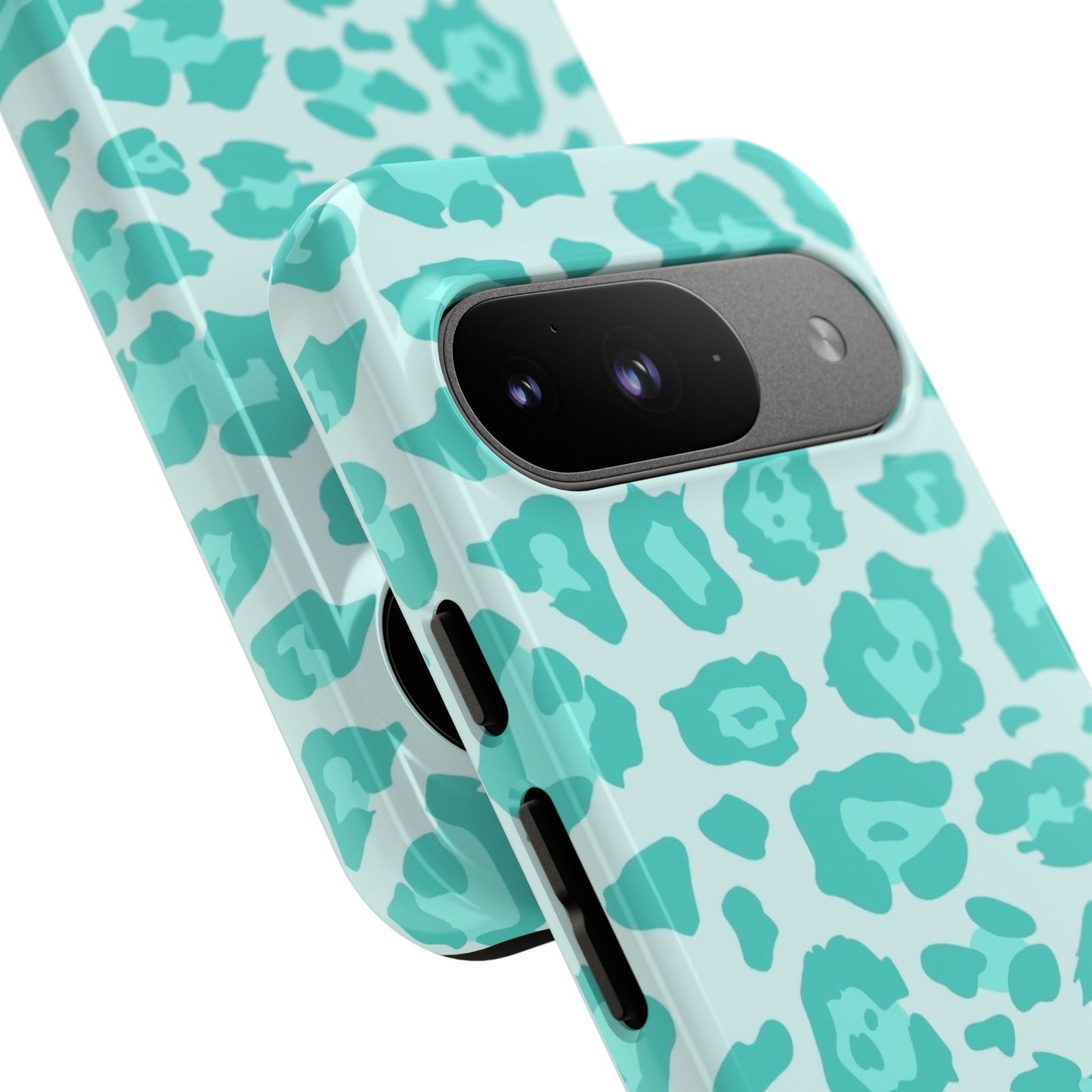 Teal Leopard Tough Case
