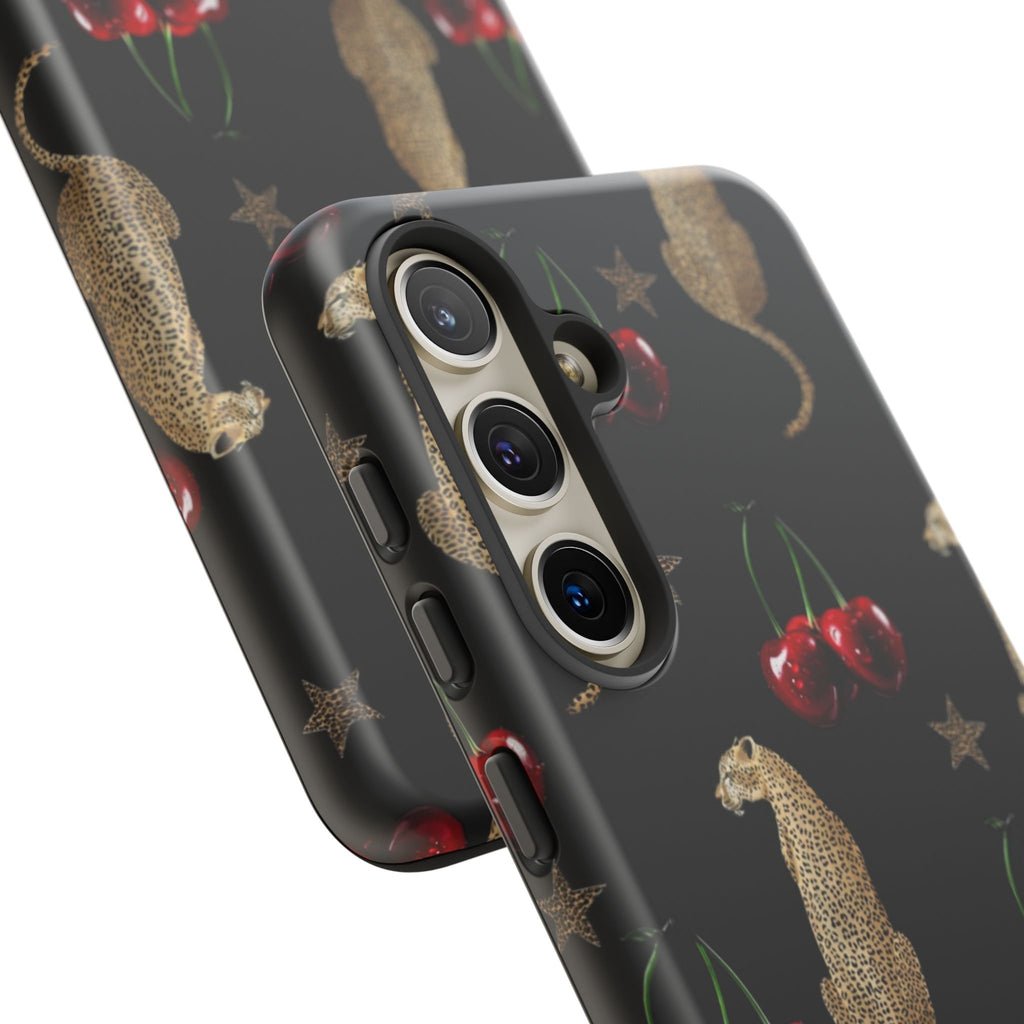 Leopards & Cherries Phone Case