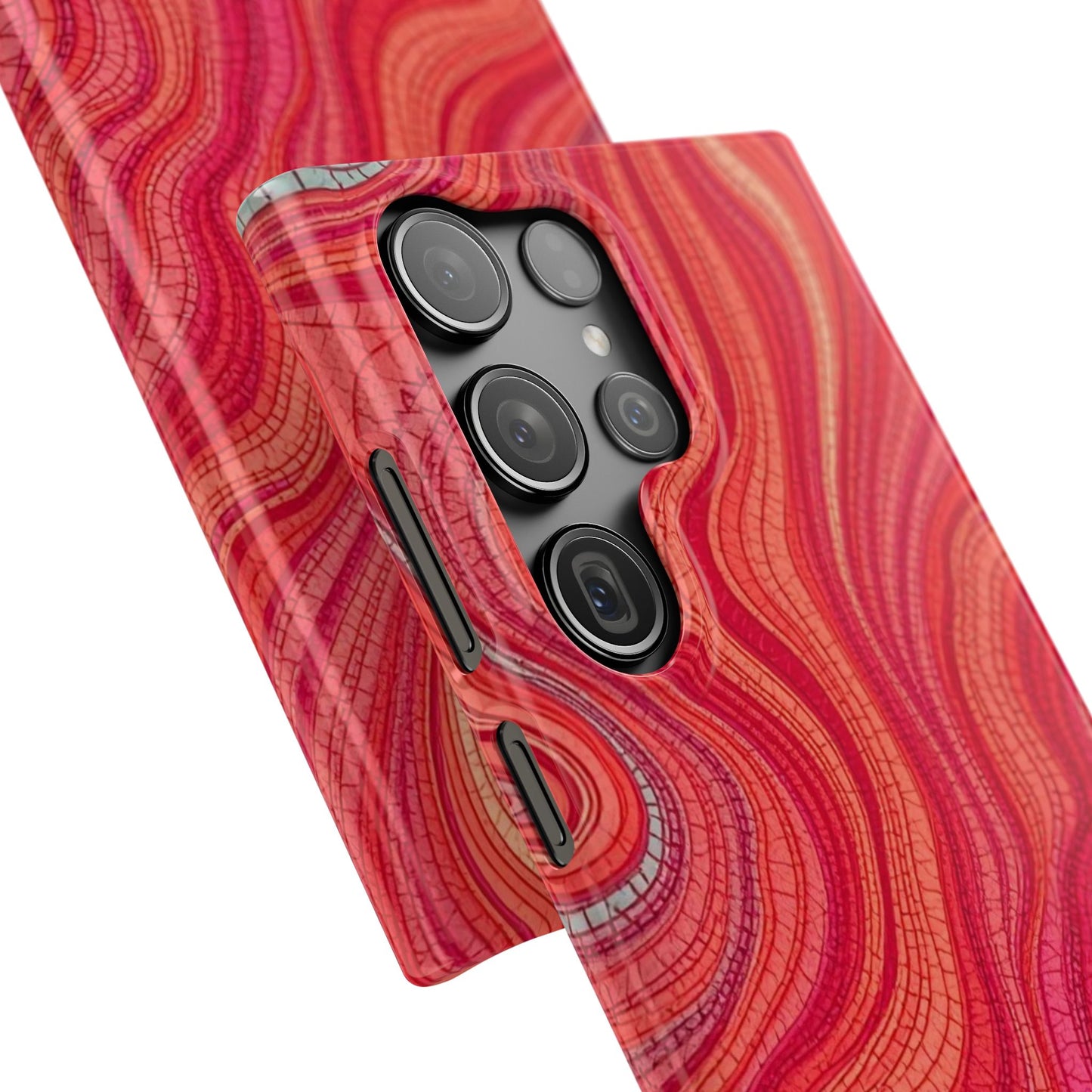 Retro Wavy Red Case