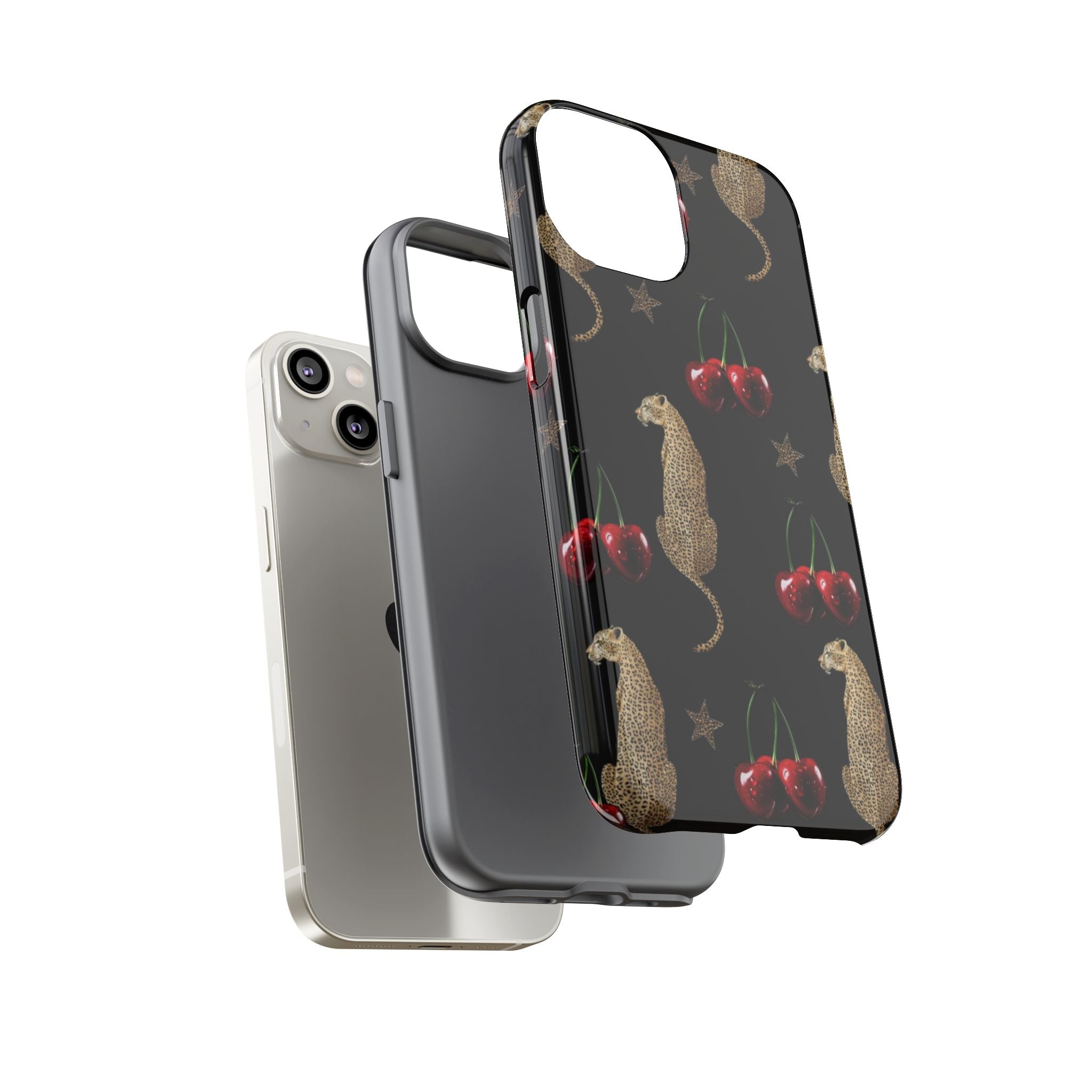 Leopards & Cherries Phone Case