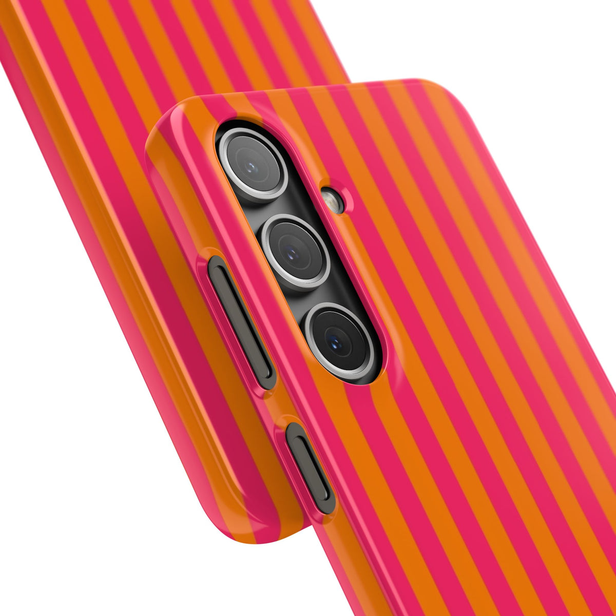 Striped Orange & Pink Case