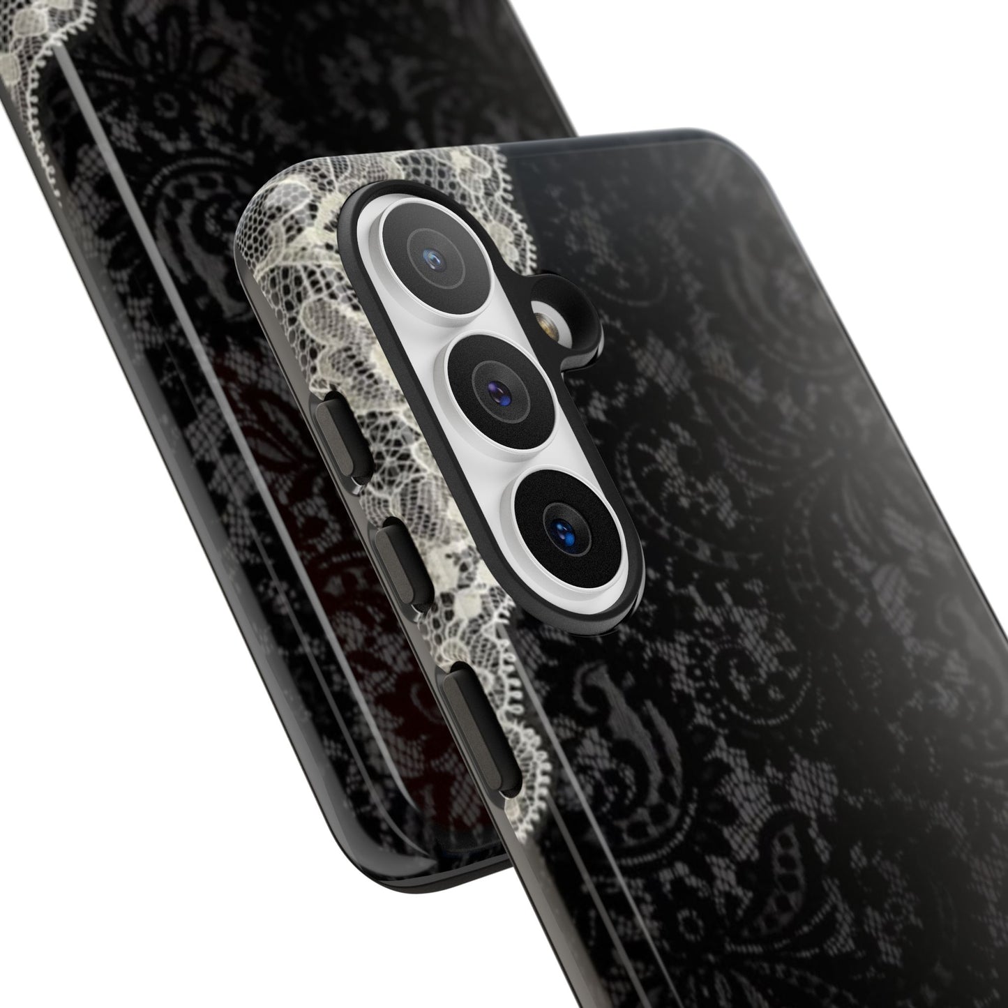 Black & White Edged Tough Case