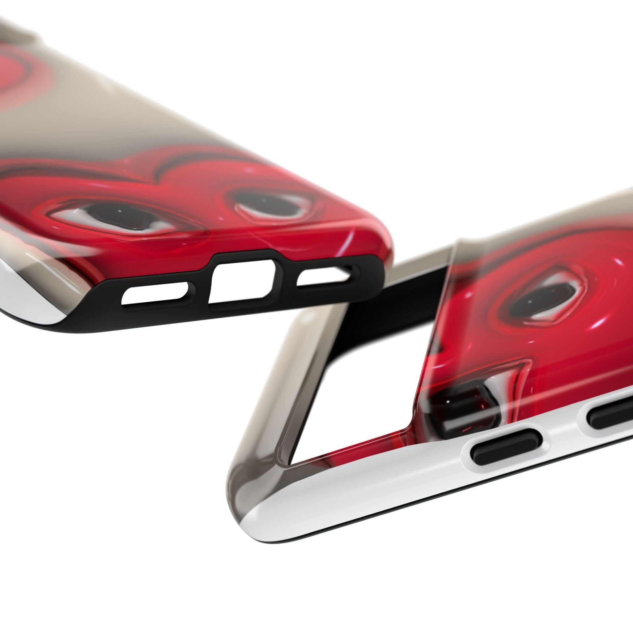 3D Hearts Phone Case